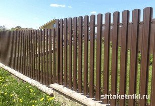 Штакетник широкий 115 мм 8017 шоколад в городе Косшы